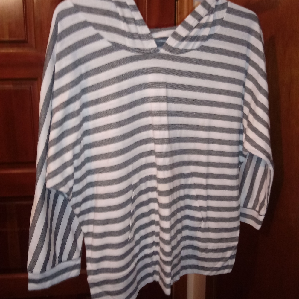Weavers Hooded Striped Shirt
